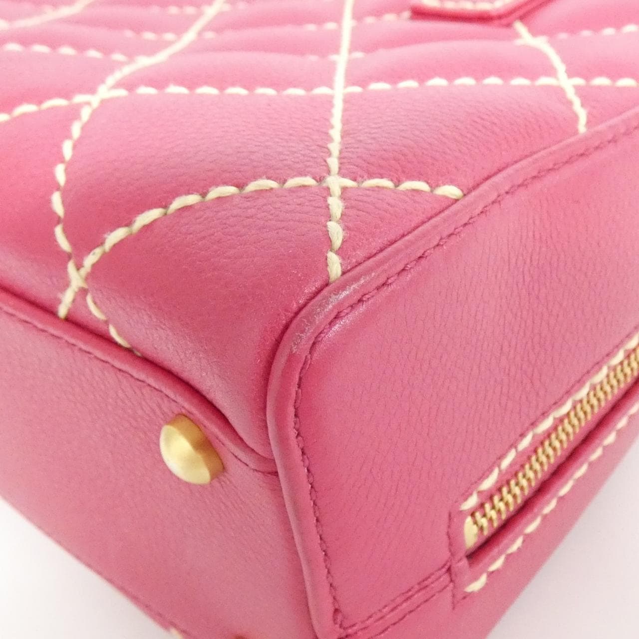 CHANEL 20666 Handbag 白色 中古品A - 縮圖 3