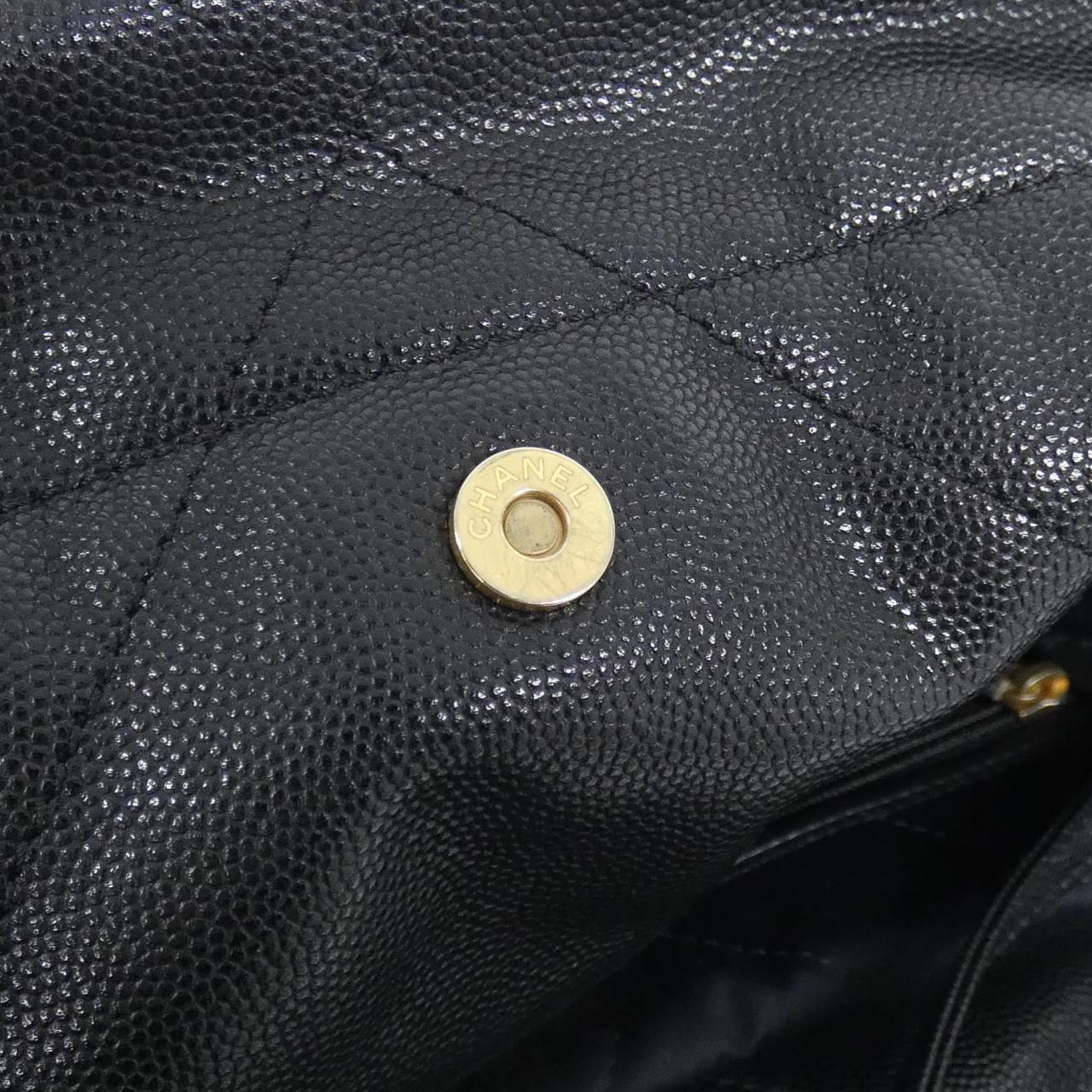 CHANEL Chanel 22 AS3260 Shoulder Grained Calfskin Black Grained Calfskin - Thumbnail 7