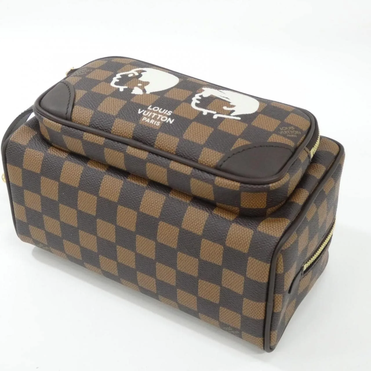 LOUIS VUITTON N40800 Handbag Damier 黑色 Damier 中古品A - 縮圖 3