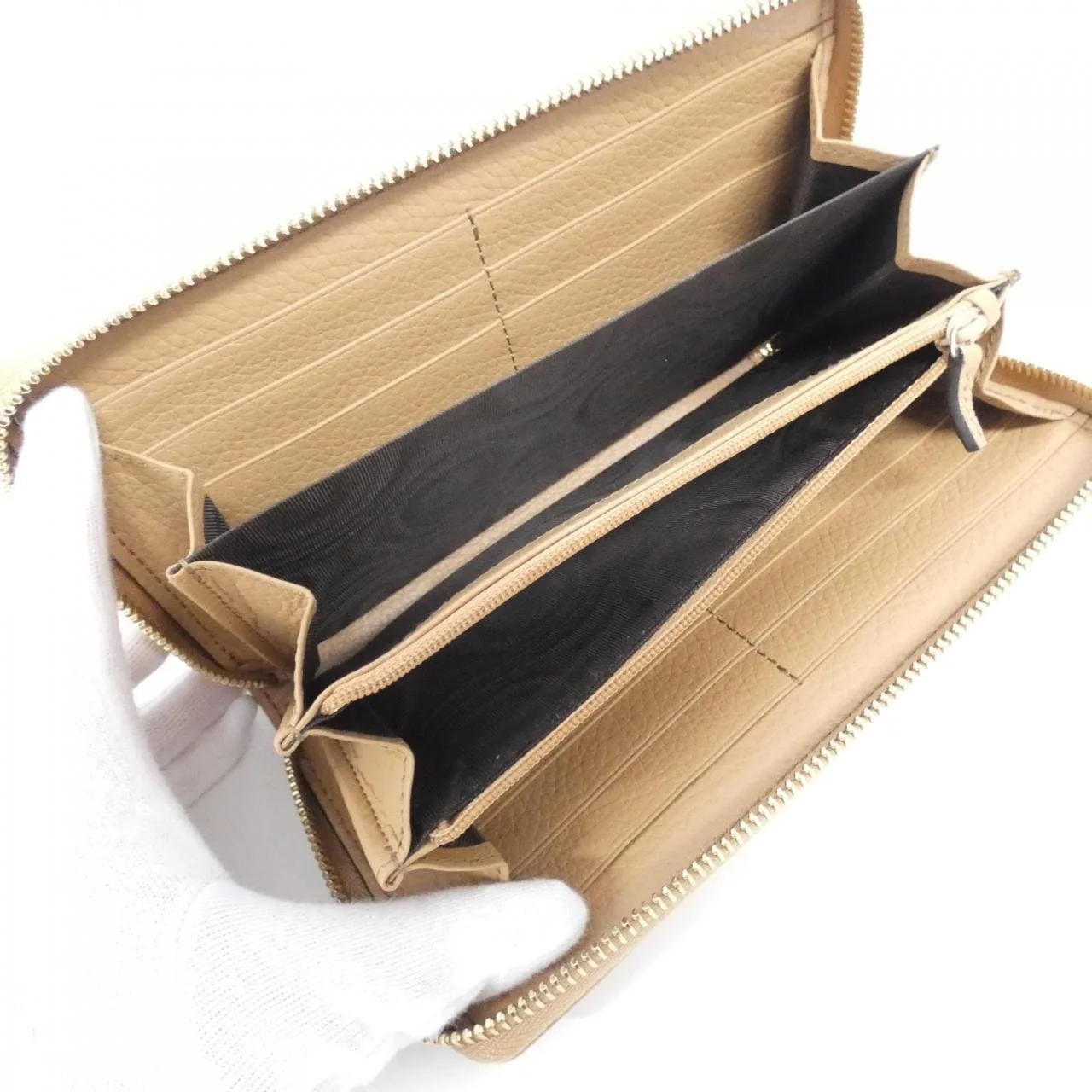 GUCCI 598187 A7M0G Wallet Leather Black Leather Rank A - Thumbnail 4