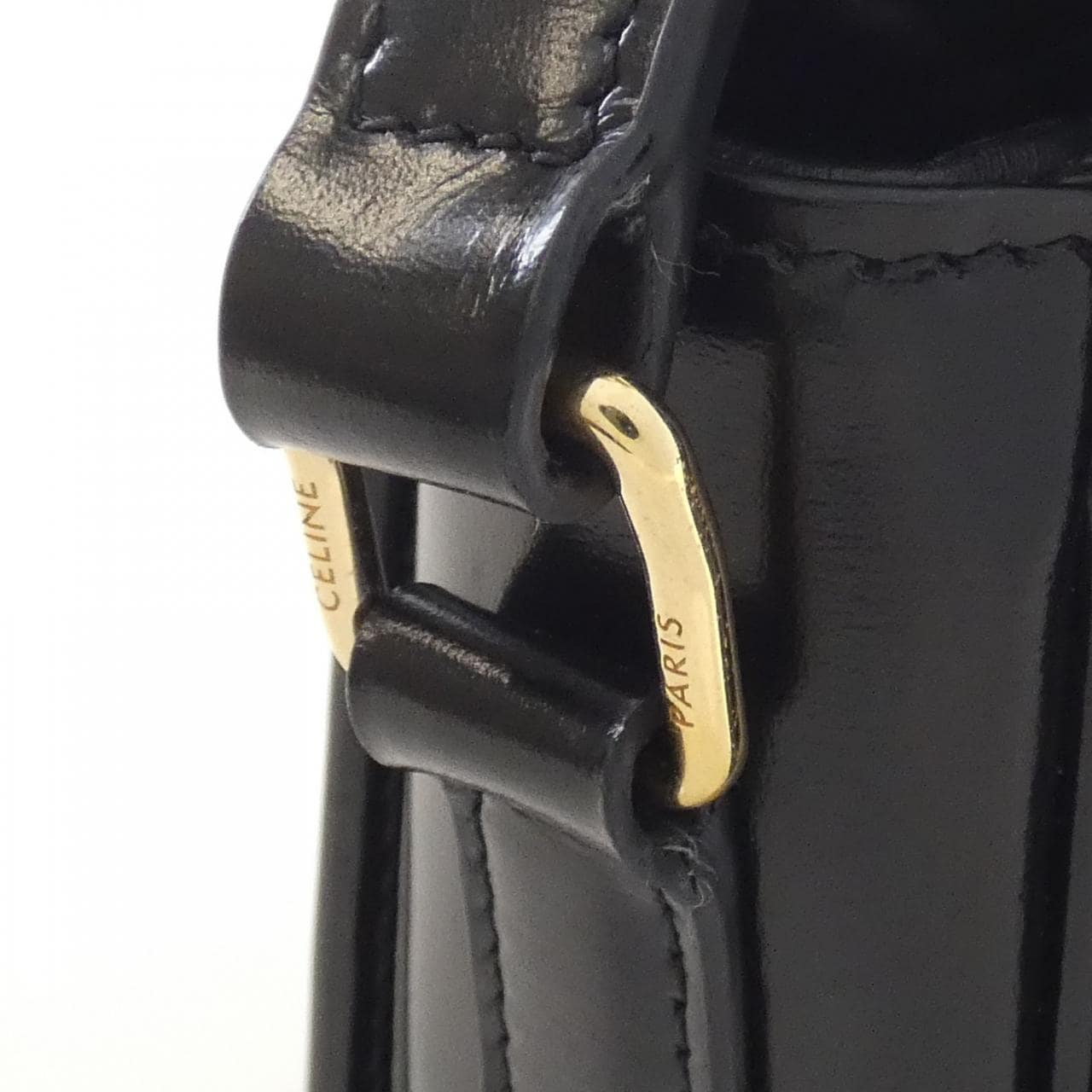 CELINE Triomphe 188423BF4 Shoulder Bag 黑色 中古品A - 縮圖 5