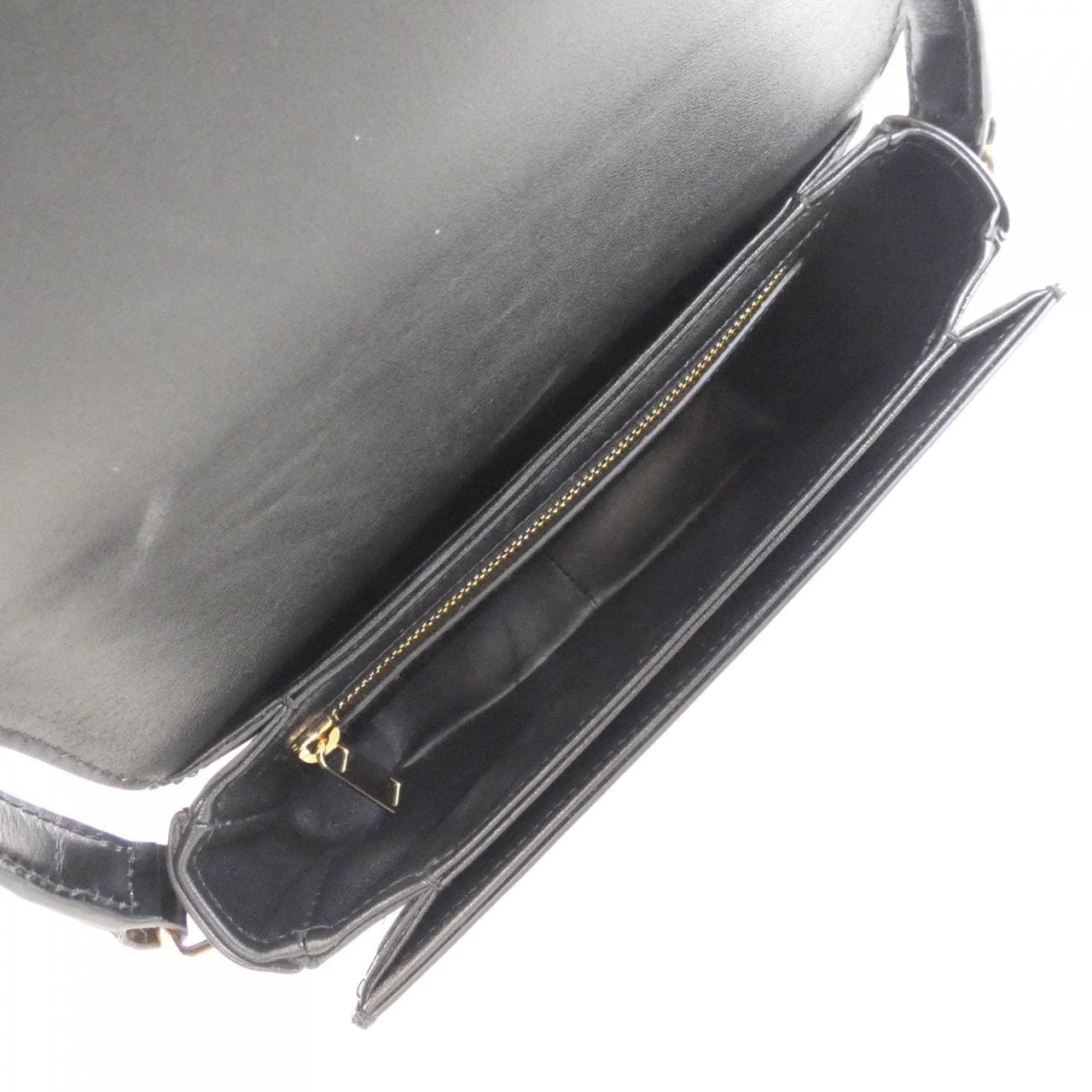 CELINE Triomphe 188423BF4 Shoulder Bag 黑色 中古品A - 縮圖 10