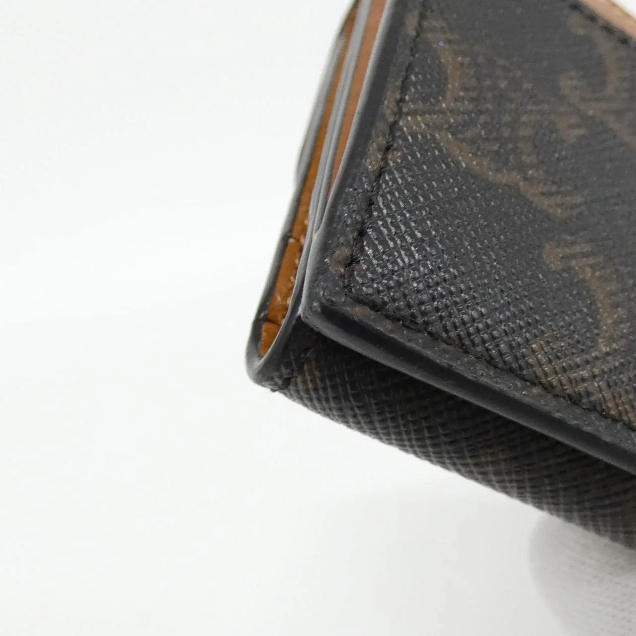 CELINE 10I652DS3 Wallet Canvas 黑色 帆布 中古品A - 縮圖 3