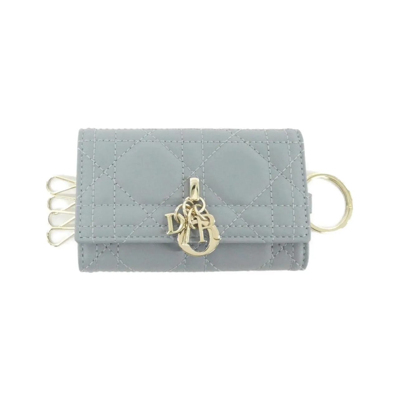 DIOR S0983ONMJ Key Case Lambskin Black