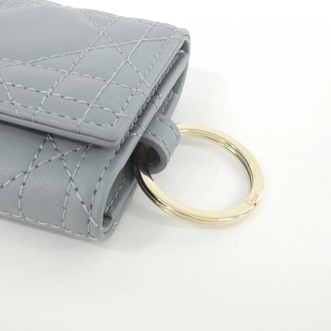 DIOR S0983ONMJ Key Case Lambskin Black Lambskin Rank A - Thumbnail 3