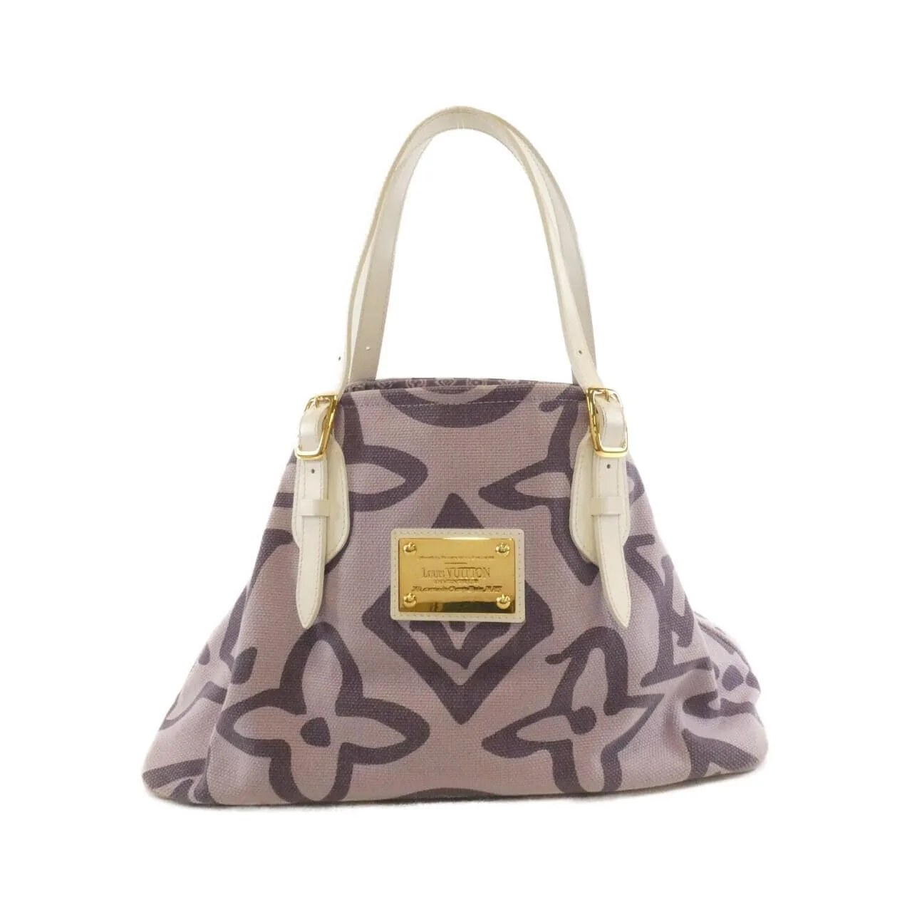 LOUIS VUITTON M95680 Handbag Canvas Black