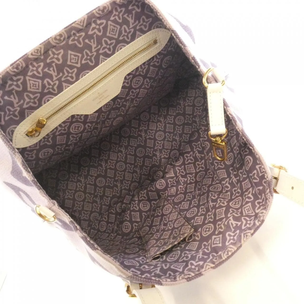 LOUIS VUITTON M95680 Handbag Canvas 黑色 帆布 中古品B - 縮圖 6
