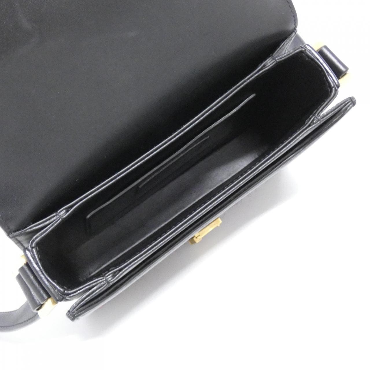 SAINT LAURENT Solférino 634306 FAAAB Shoulder Bag Tweed 黑色 粗花呢 中古品A - 縮圖 9