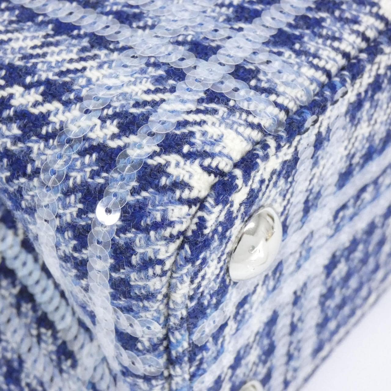 LOUIS VUITTON Capucines N97078 Bag Leather Blue Leather Rank A - Thumbnail 3