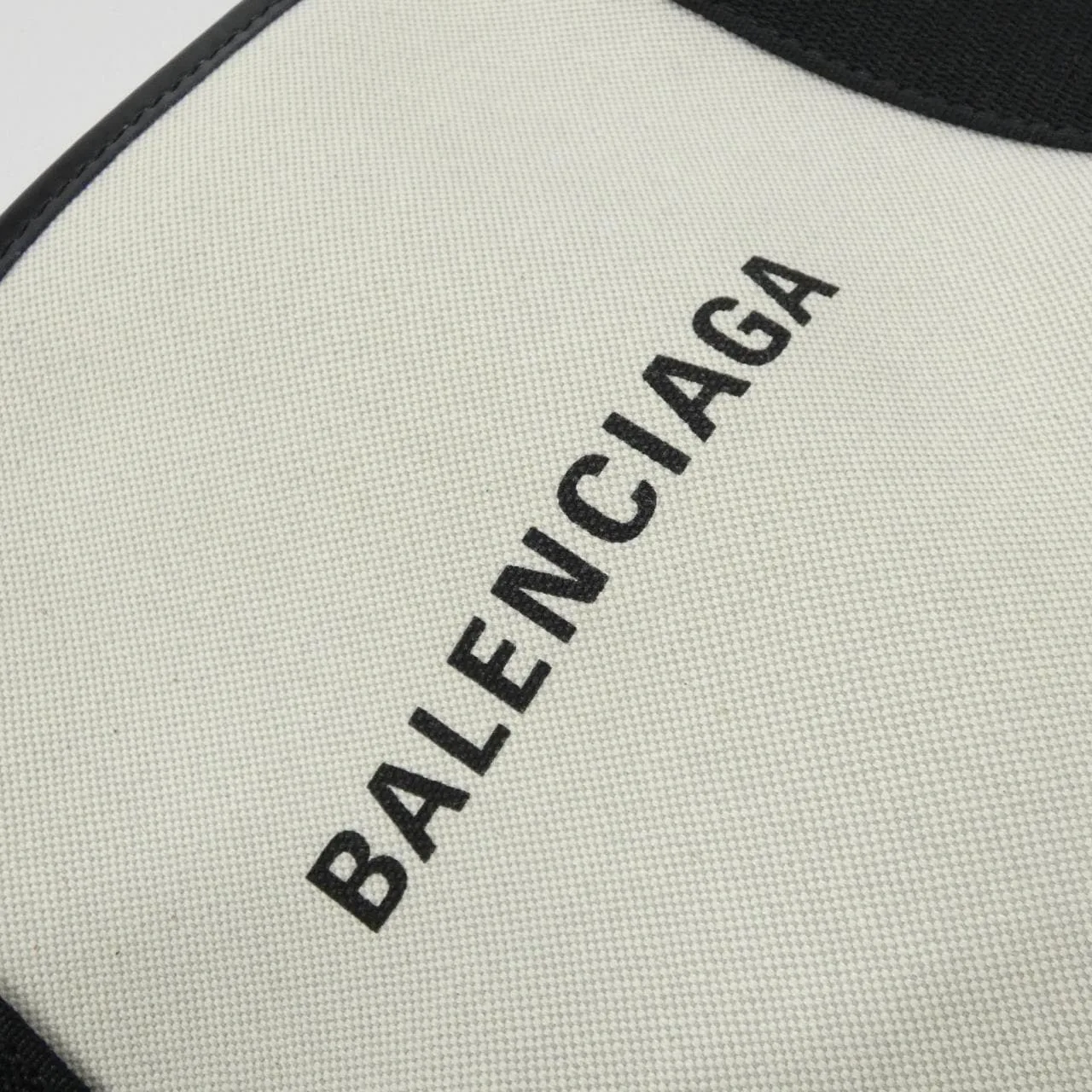 BALENCIAGA 339933 2HH3N Handbag Canvas Navy Canvas Rank A - Thumbnail 4