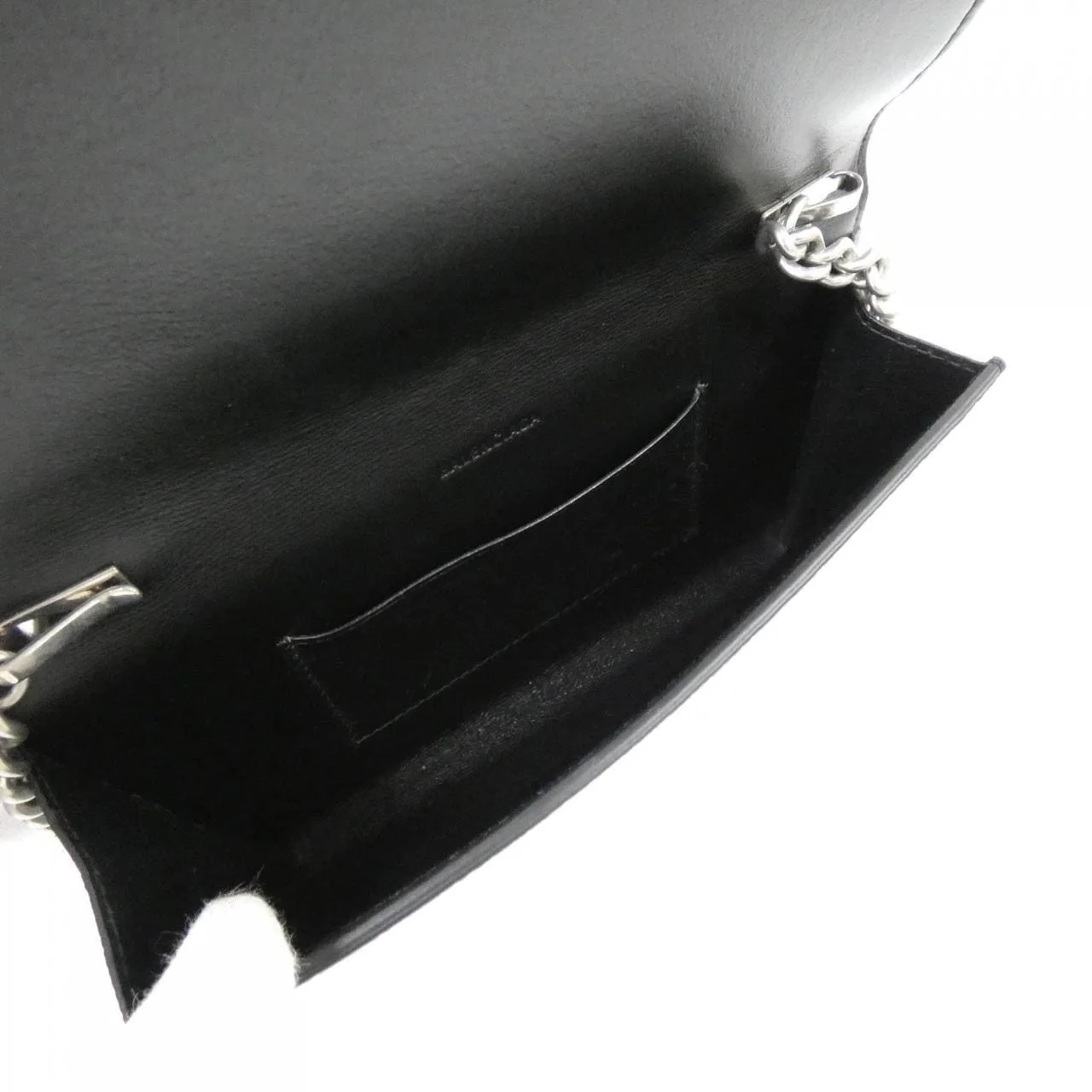 BALENCIAGA Hourglass 593785 1TY23 Wallet Black Rank A - Thumbnail 6