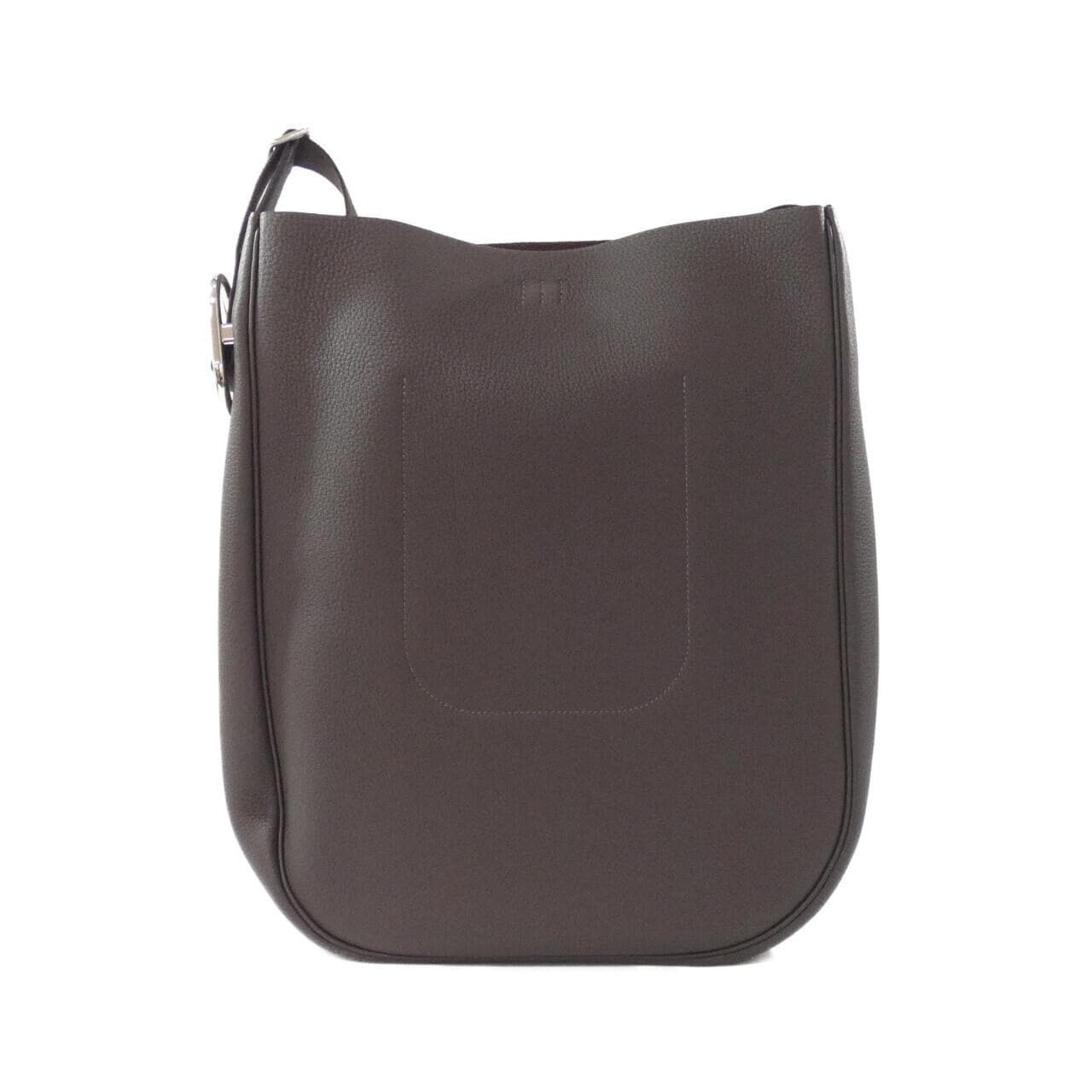 HERMES 086704CK Shoulder Togo Black Togo Leather - Thumbnail 2