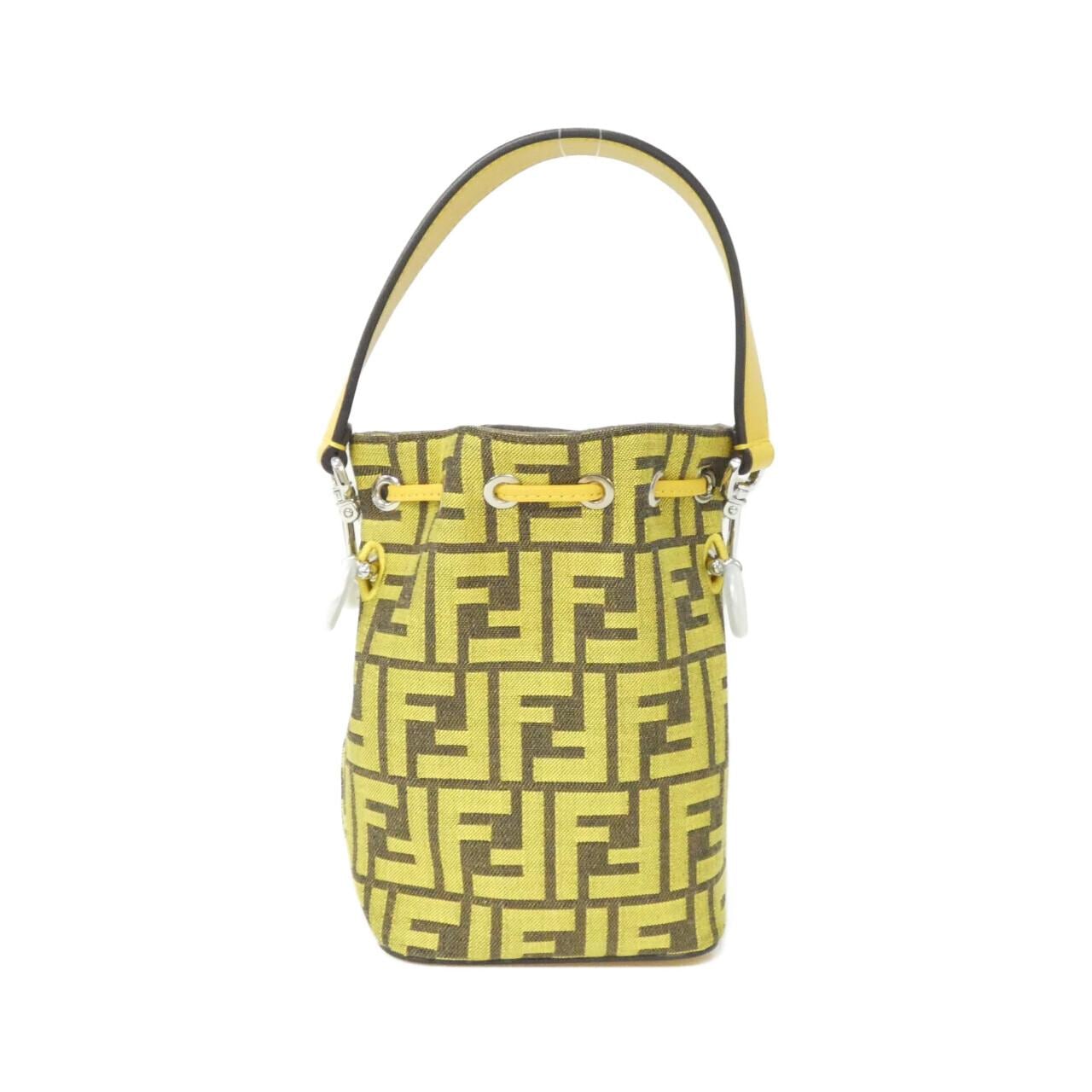 FENDI 8BS010 AR20 Bag Canvas Black Canvas - Thumbnail 2