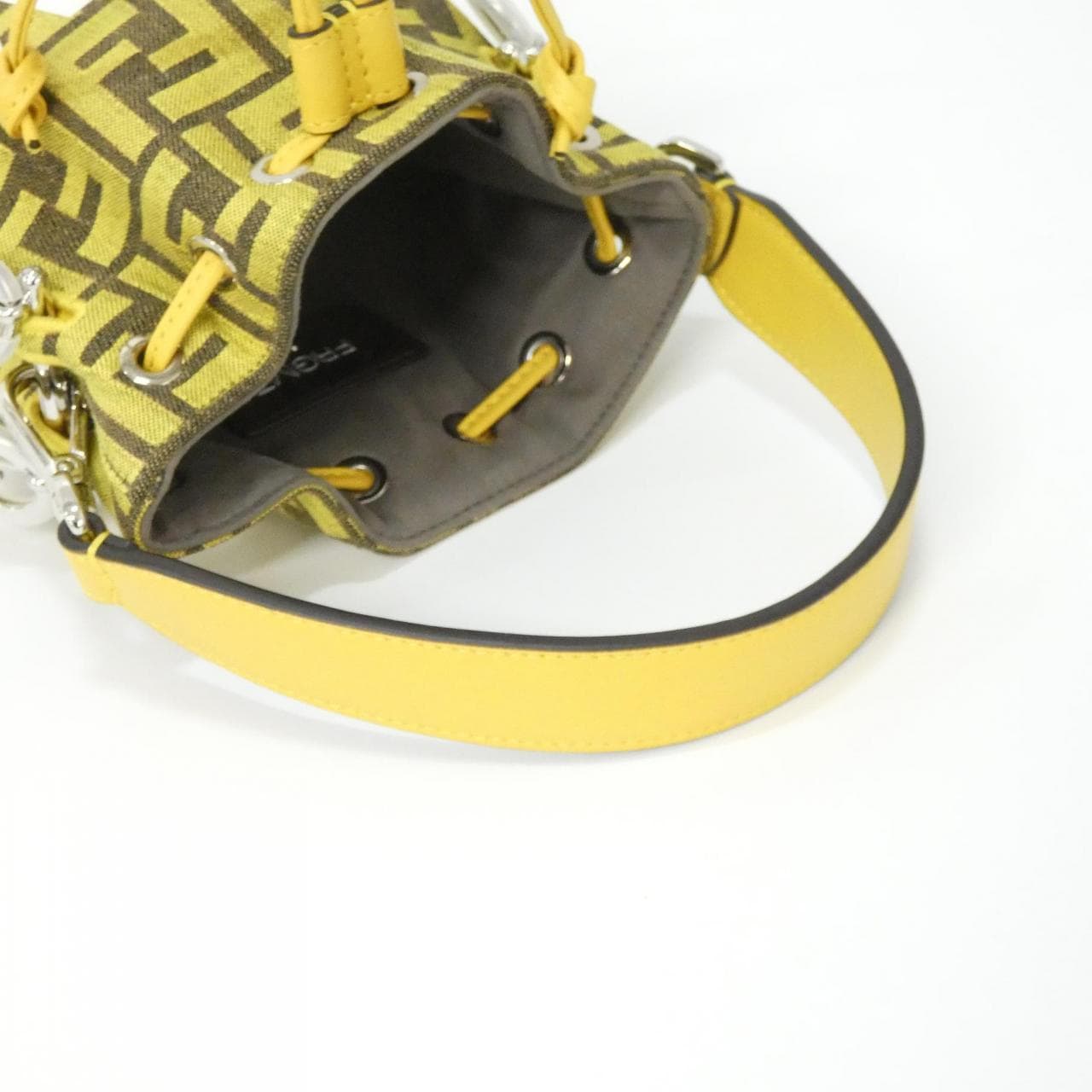 FENDI 8BS010 AR20 Bag Canvas Black Canvas - Thumbnail 4