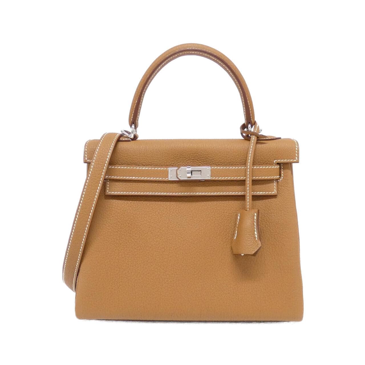 HERMES HERMÈS Kelly 044624CK Bag Togo Gold