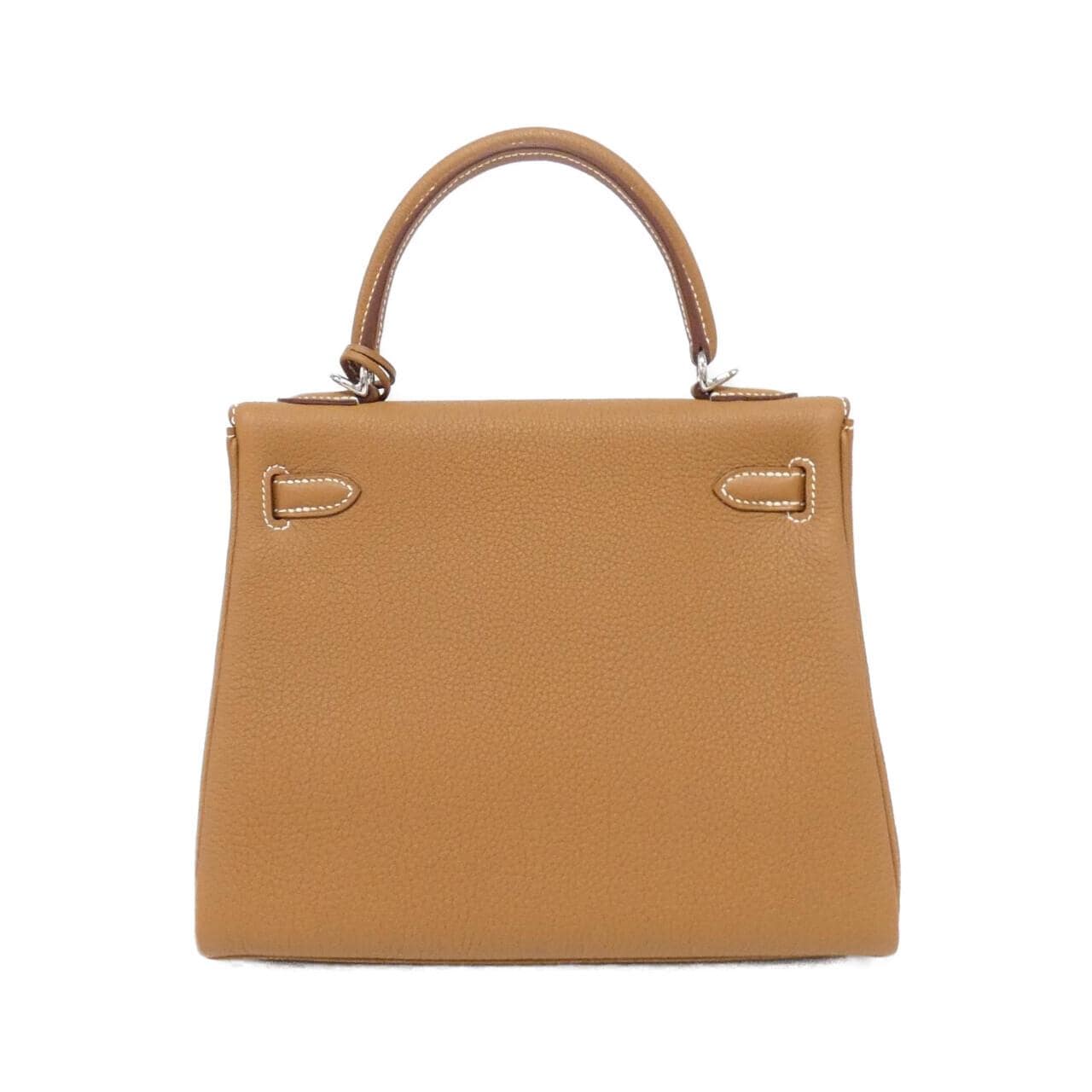 HERMES HERMÈS Kelly 044624CK Bag Togo Gold Togo Leather - Thumbnail 2