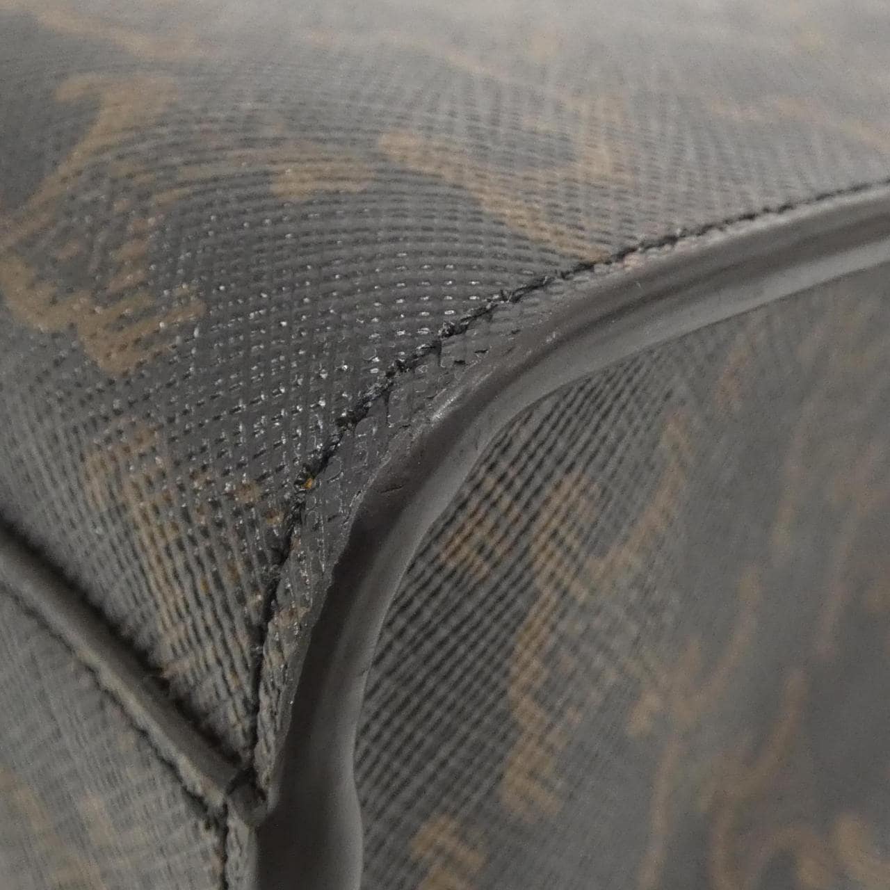 CELINE Cabas 191542BZK Bag Canvas Black Canvas Rank A - Thumbnail 3