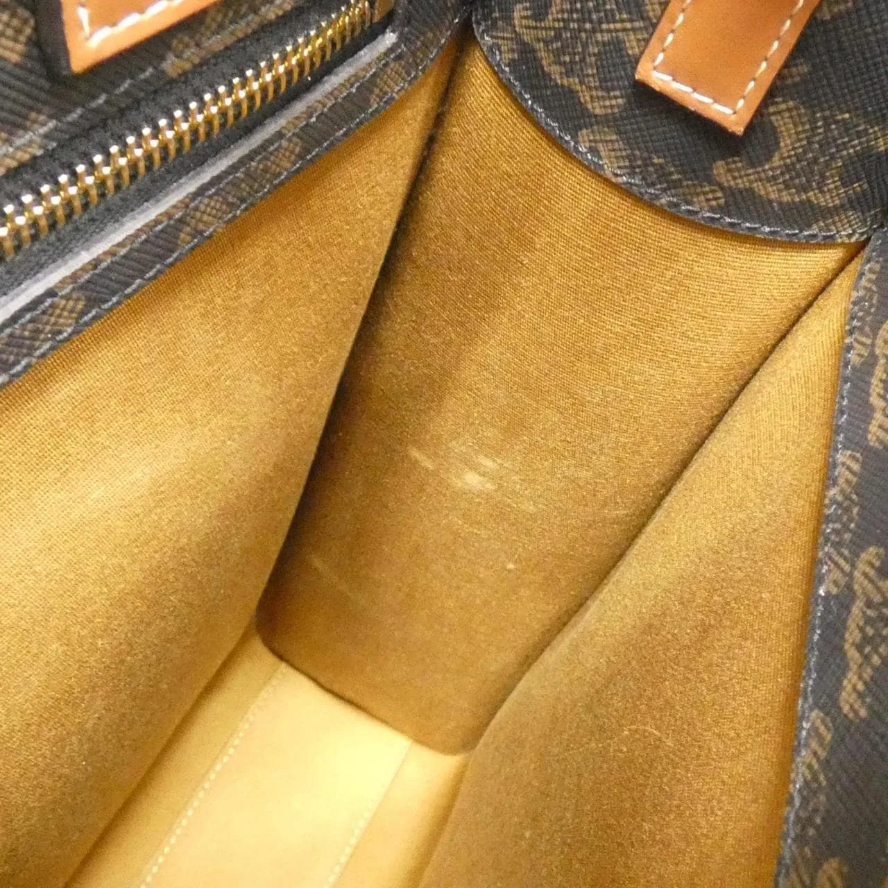 CELINE Cabas 191542BZK Handbag Canvas