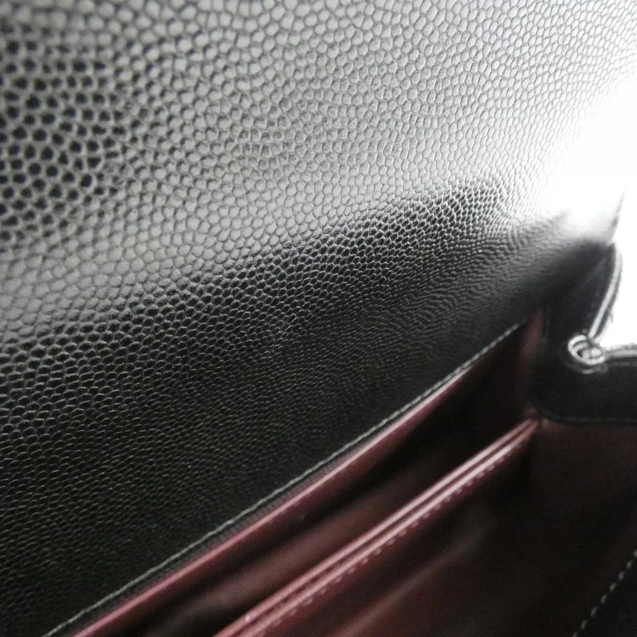 CHANEL Matelasse 92990 Handbag Grained Calfskin Black Grained Calfskin Rank A - Thumbnail 7