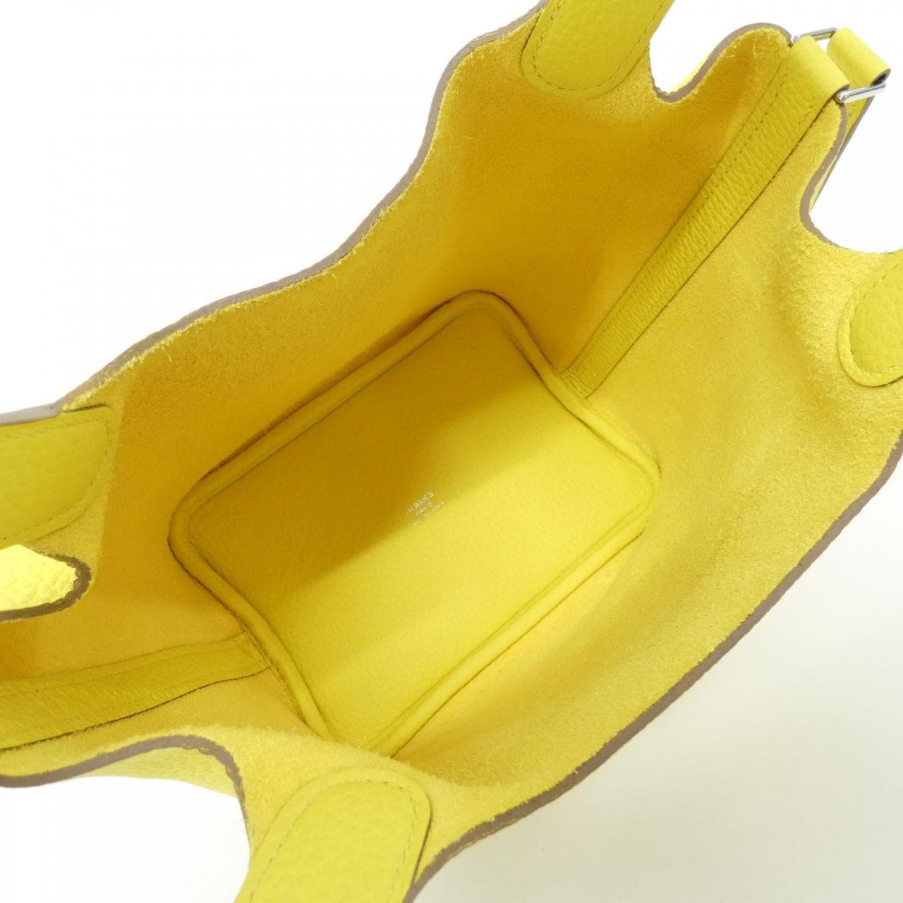 HERMES HERMÈS Picotin 056289CK Bag Clemence Black Clemence Leather - Thumbnail 5