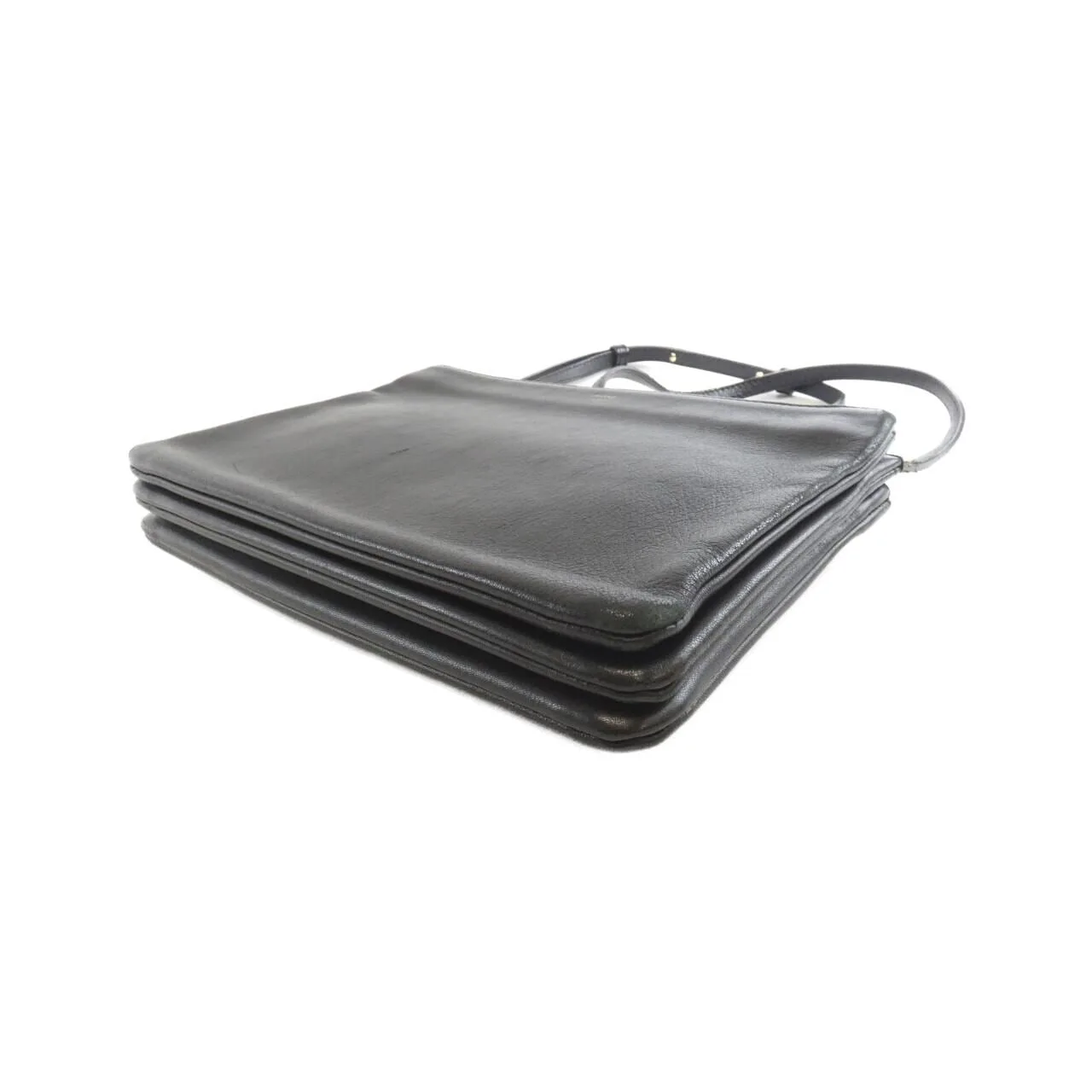 CELINE 171453ETA Shoulder Lambskin Black Lambskin Rank B - Thumbnail 3