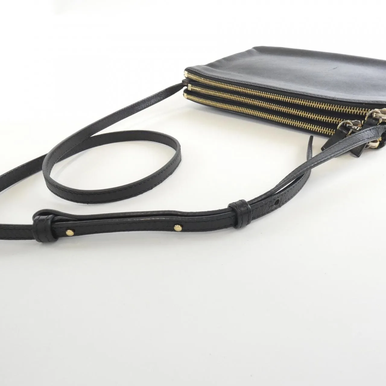 CELINE 171453ETA Shoulder Lambskin Black Lambskin Rank B - Thumbnail 7