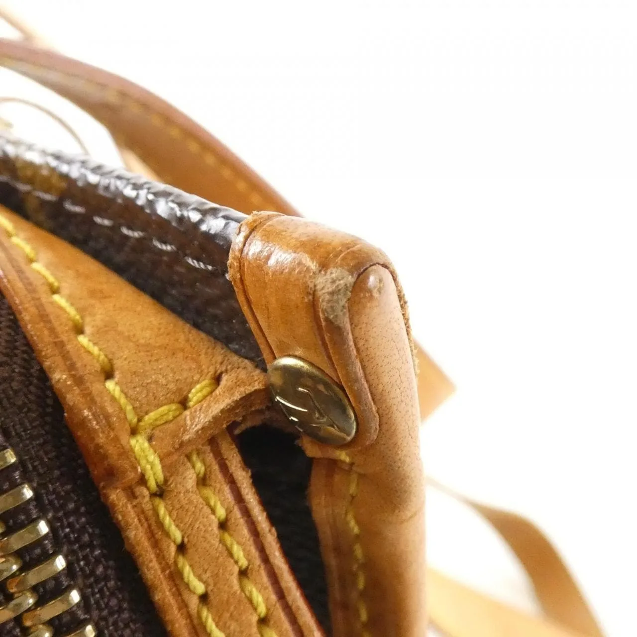 LOUIS VUITTON M40007 Shoulder Monogram 黑色 Monogram 中古品B - 縮圖 3