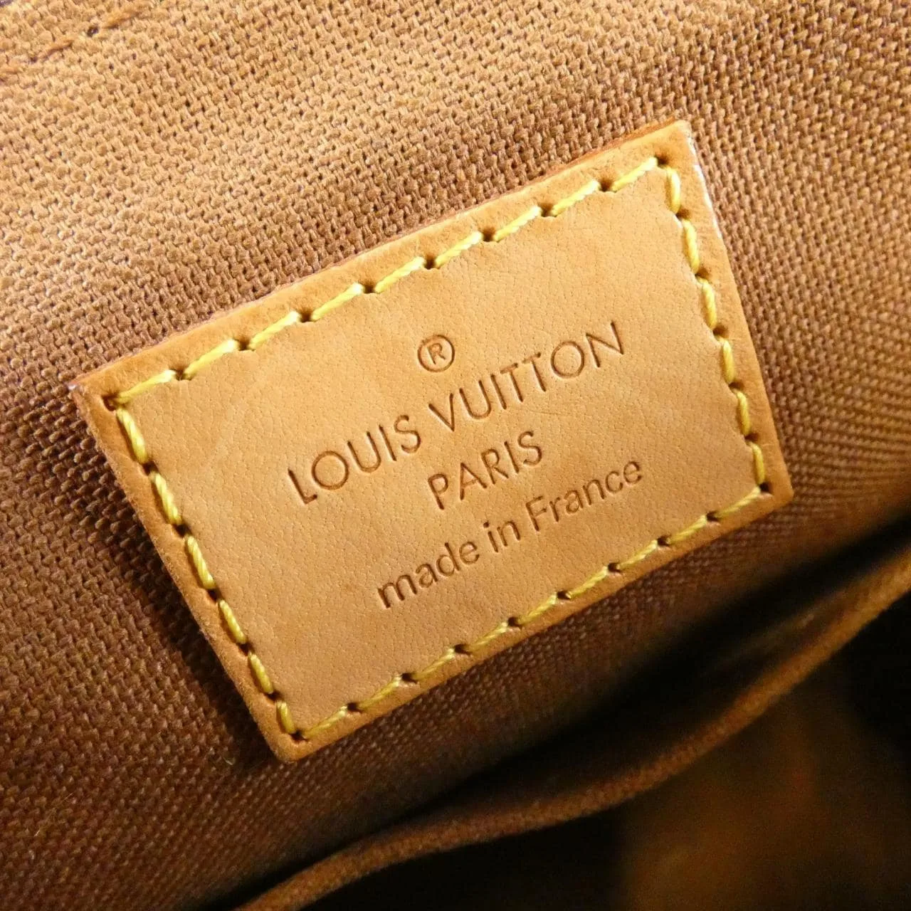 LOUIS VUITTON M40007 Shoulder Monogram 黑色 Monogram 中古品B - 縮圖 9