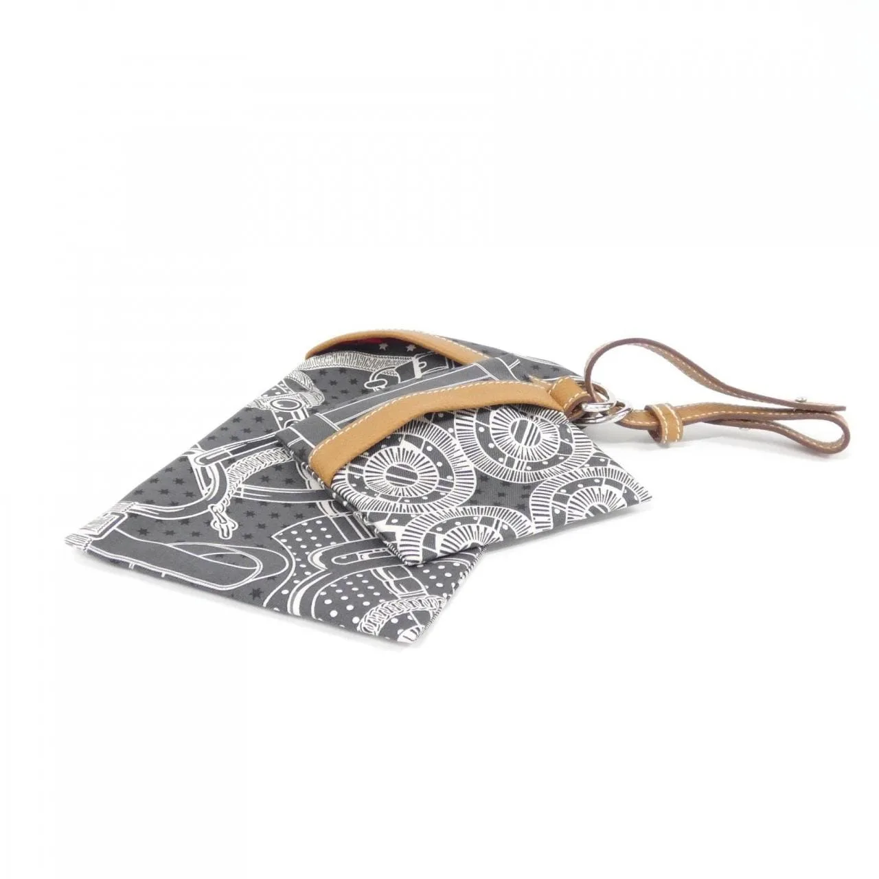 HERMES 085964CK Pouch Epsom Gold Epsom Leather Rank A - Thumbnail 3