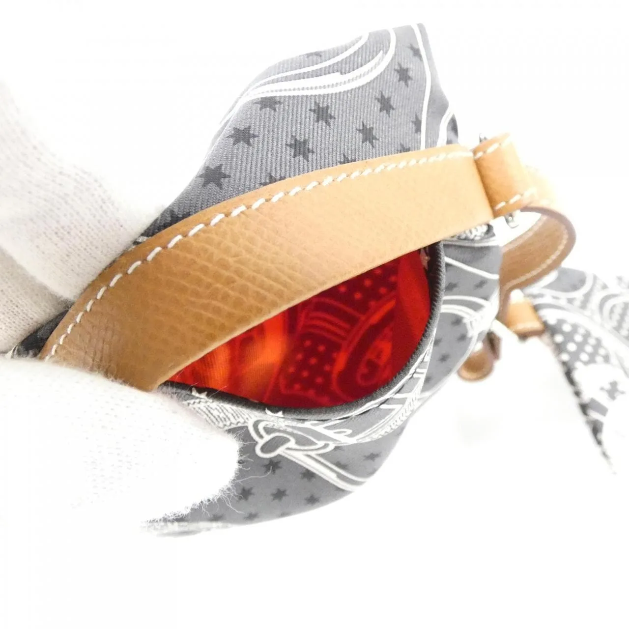 HERMES 085964CK Pouch Epsom Gold Epsom Leather Rank A - Thumbnail 6