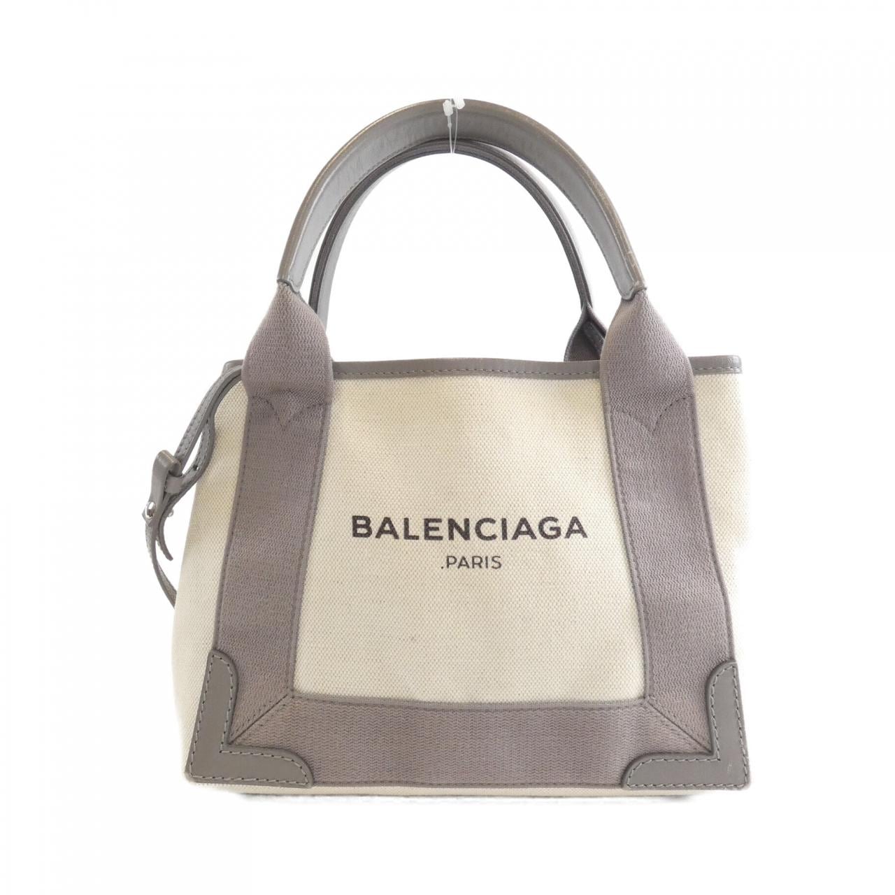 BALENCIAGA 390346 AQ38N Bag Canvas Navy