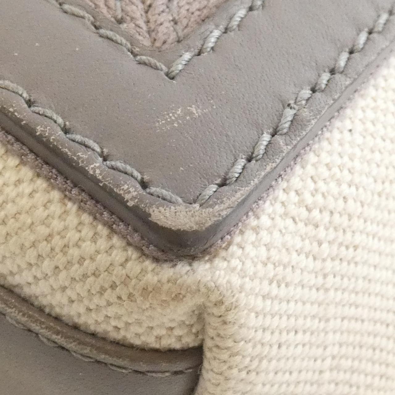 BALENCIAGA 390346 AQ38N Bag Canvas Navy Canvas - Thumbnail 4