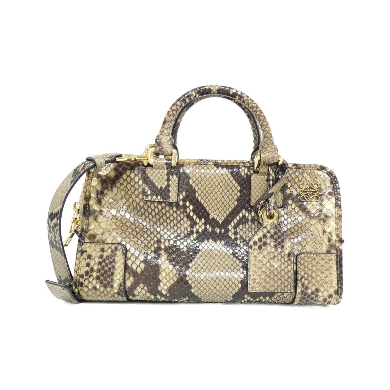 LOEWE Amazona Bag Python