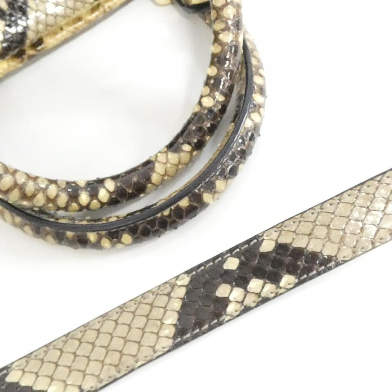 LOEWE Amazona Bag Python Black Python - Thumbnail 6