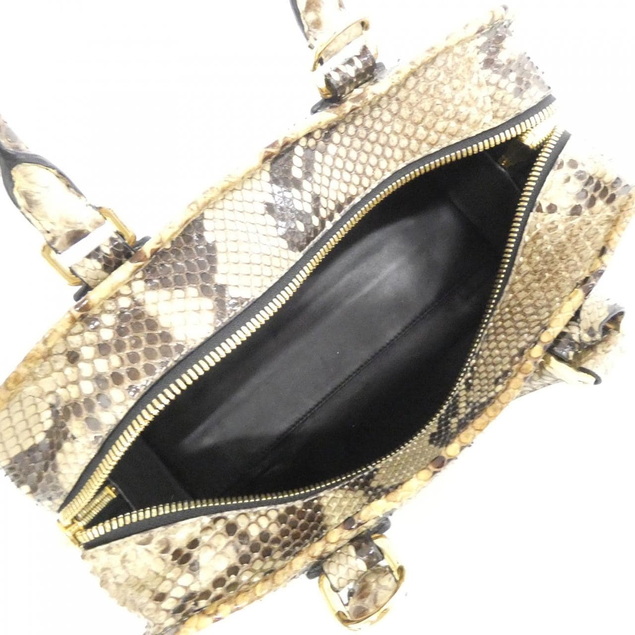 LOEWE Amazona Bag Python Black Python - Thumbnail 7