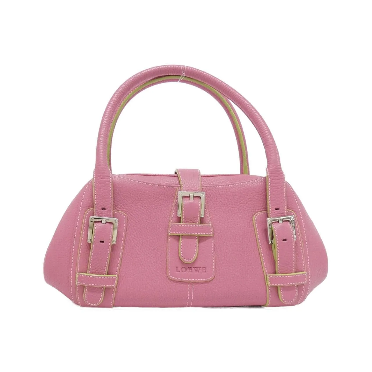 LOEWE 310 79 003 Handbag Leather Green