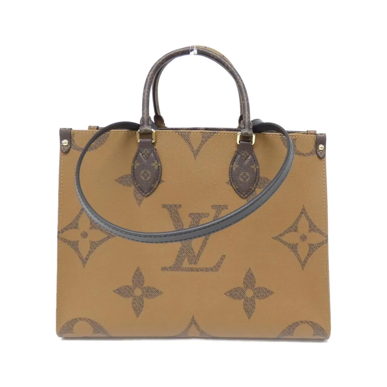 LOUIS VUITTON OnTheGo M45321 Handbag Monogram 黑色 Monogram 中古品A - 縮圖 2
