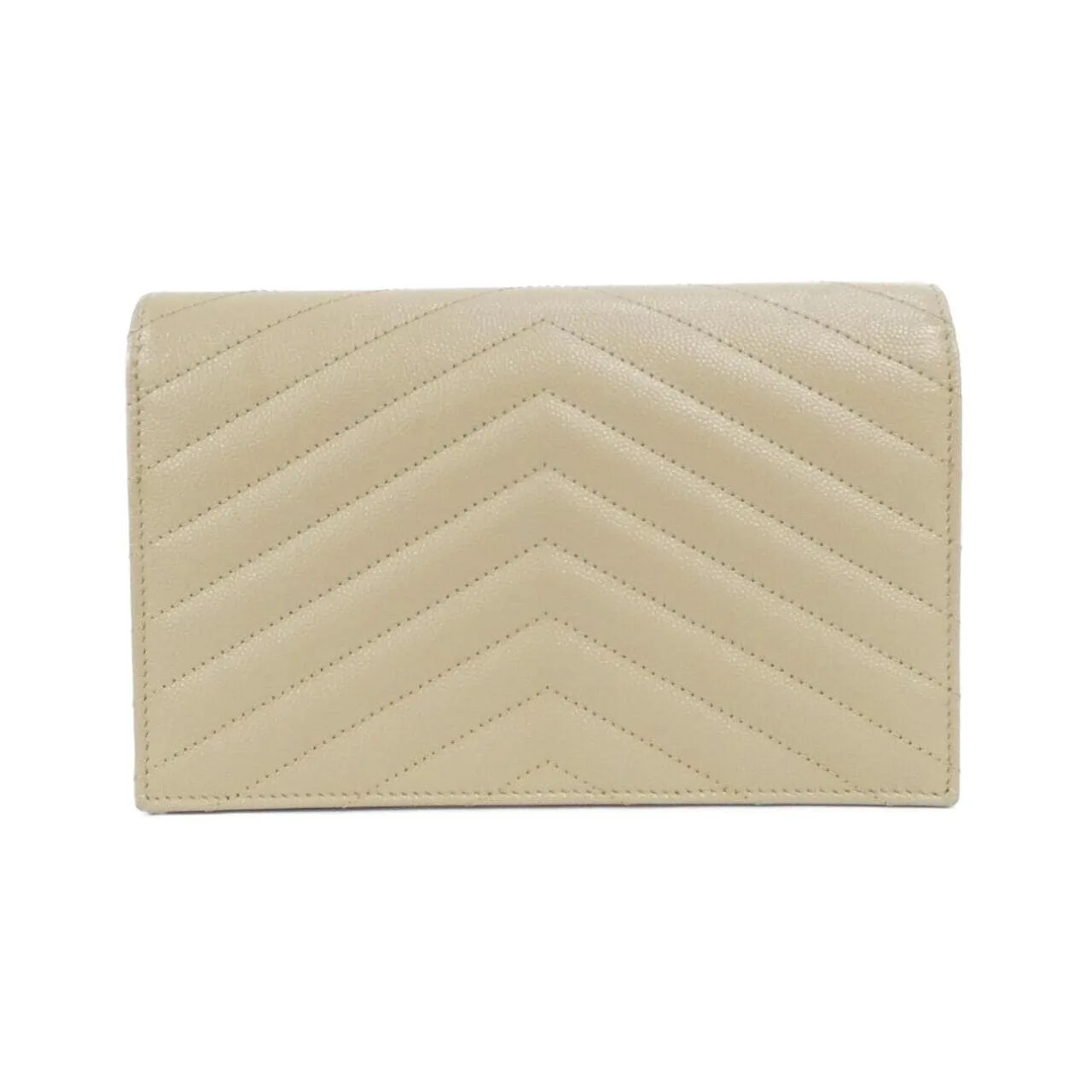 SAINT LAURENT Cassandre 742920 BOW01 Wallet 黑色 中古品A - 縮圖 2