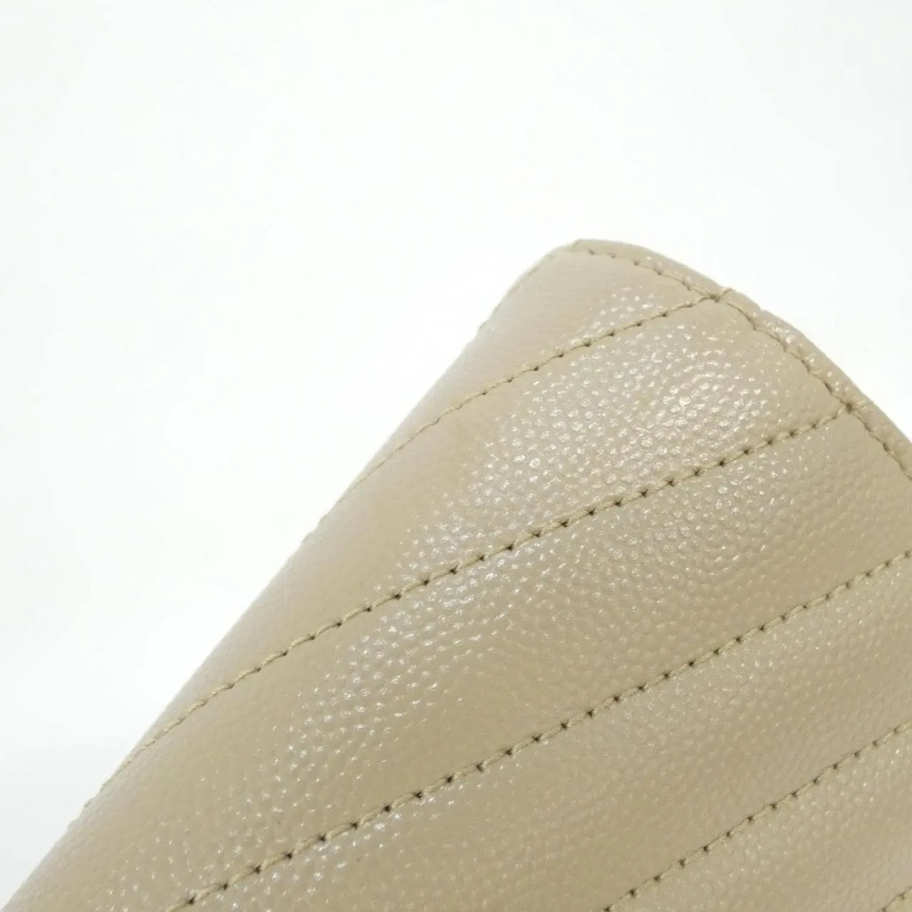 SAINT LAURENT Cassandre 742920 BOW01 Wallet 黑色 中古品A - 縮圖 5