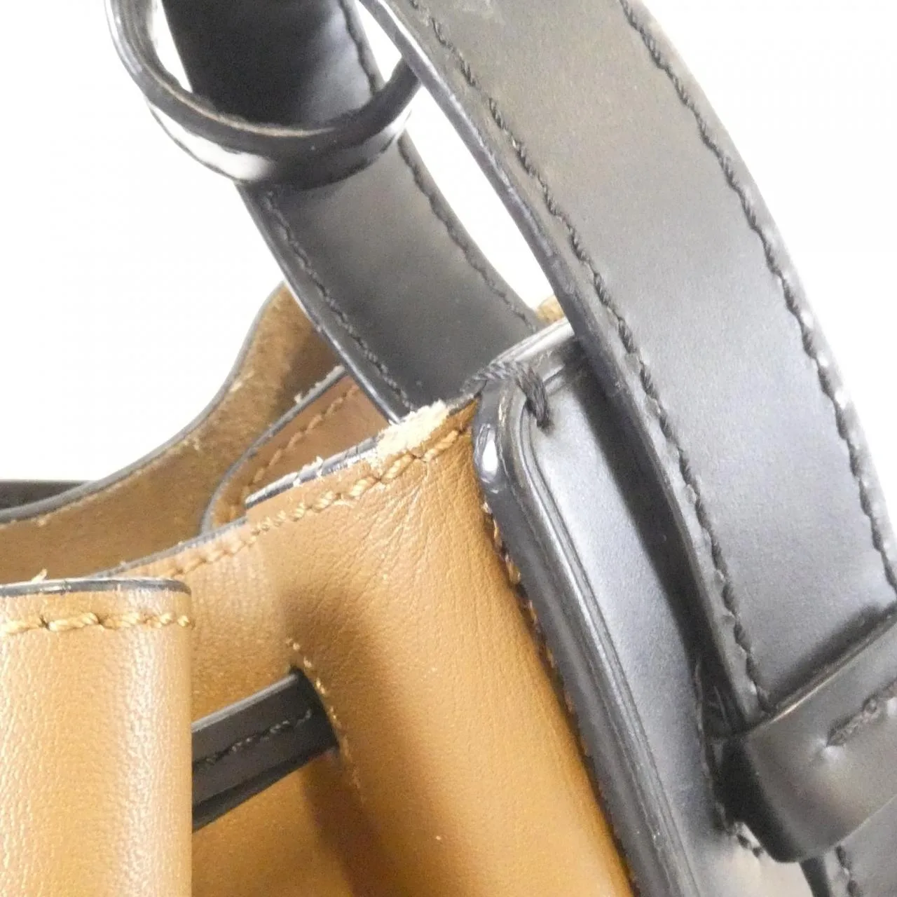 LOEWE Balloon 326 76AC30 Shoulder 黑色 中古品A - 縮圖 3