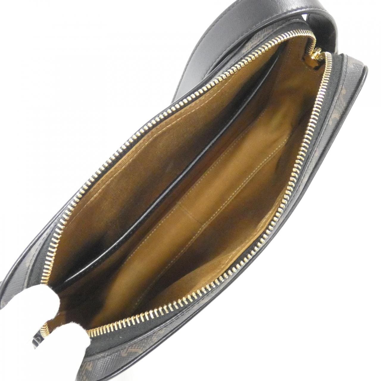 CELINE Triomphe 194502CIM Shoulder Bag Canvas 黑色 帆布 中古品A - 縮圖 5