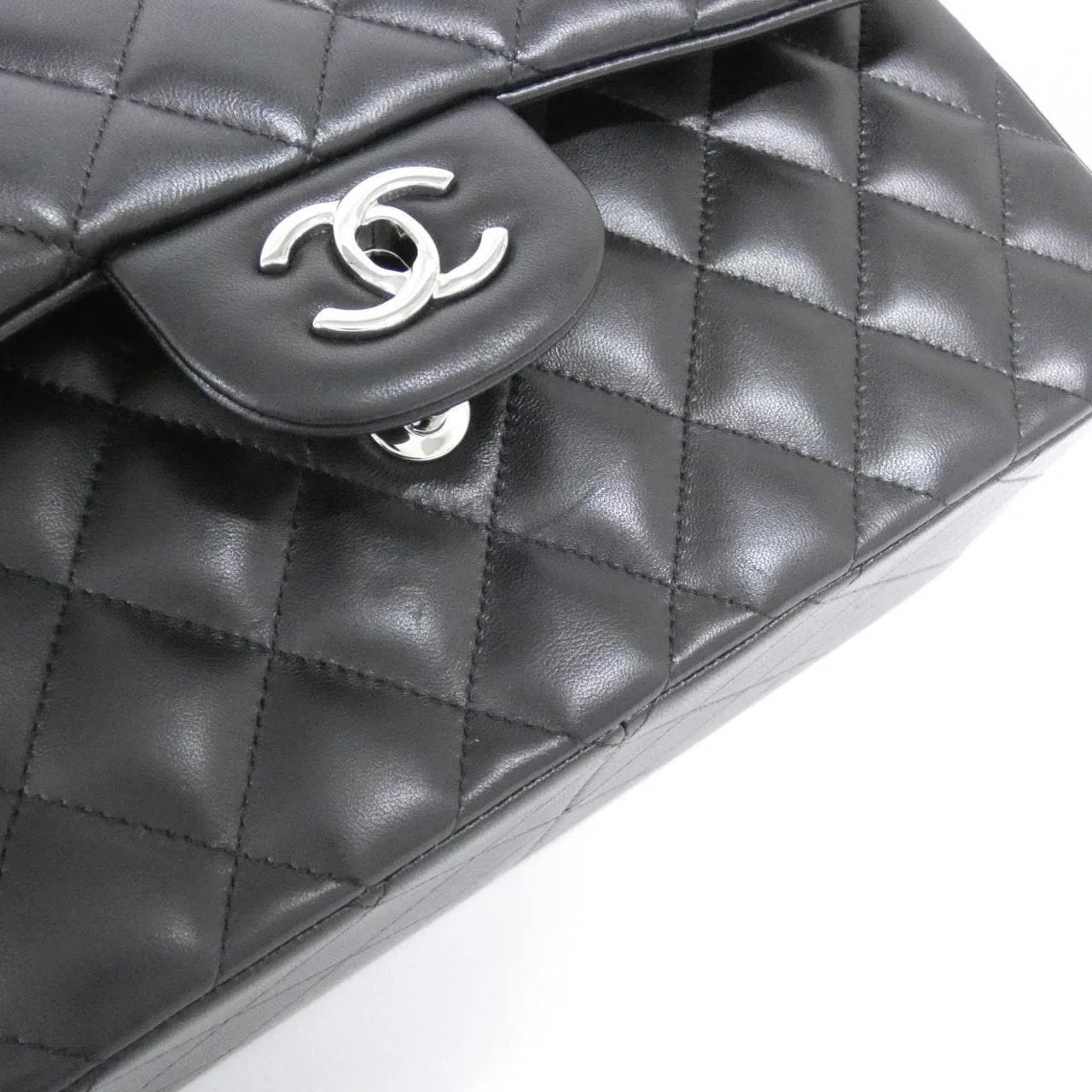CHANEL 58600 Shoulder Lambskin Black Lambskin - Thumbnail 4
