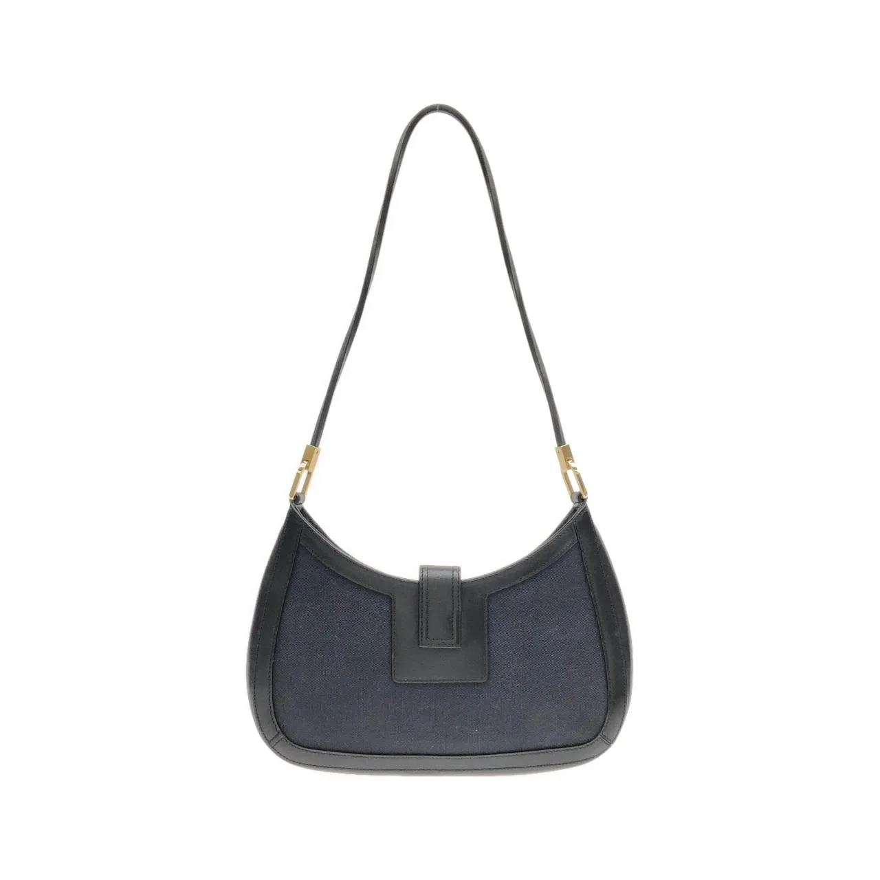 GUCCI 001 4141 Shoulder Canvas 黑色 帆布 中古品A - 縮圖 2