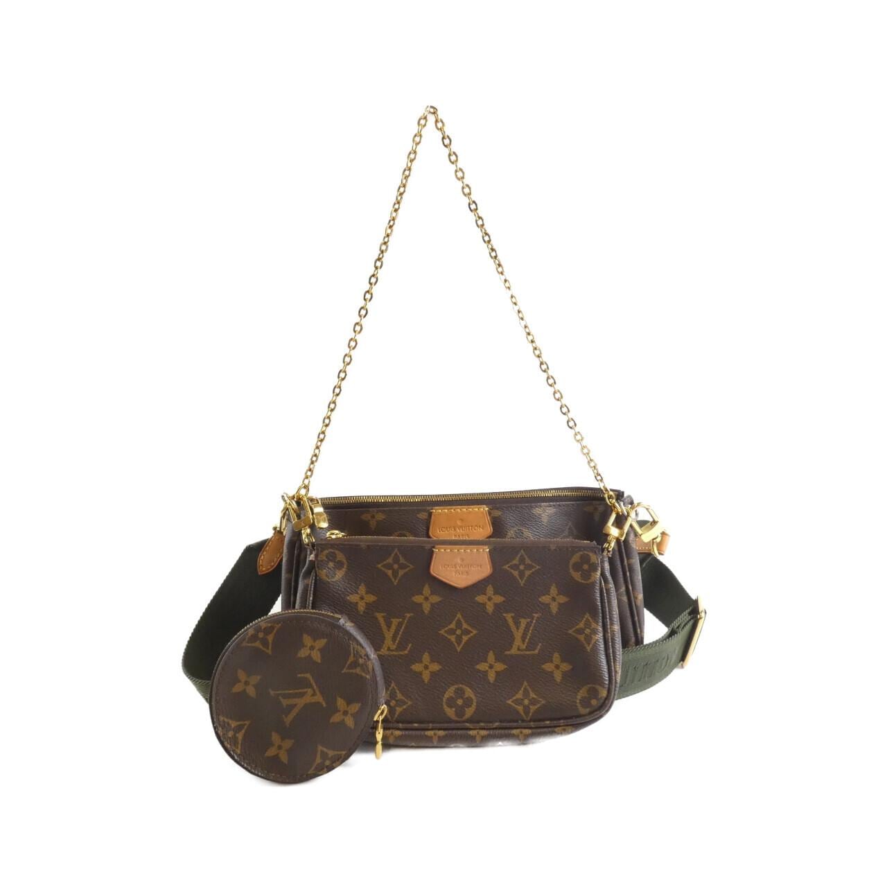 LOUIS VUITTON Pochette M44813 Shoulder Monogram Black