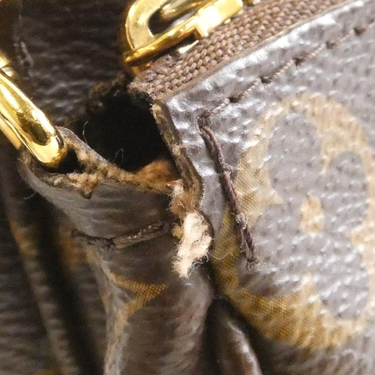 LOUIS VUITTON Pochette M44813 Shoulder Monogram Black Monogram - Thumbnail 7