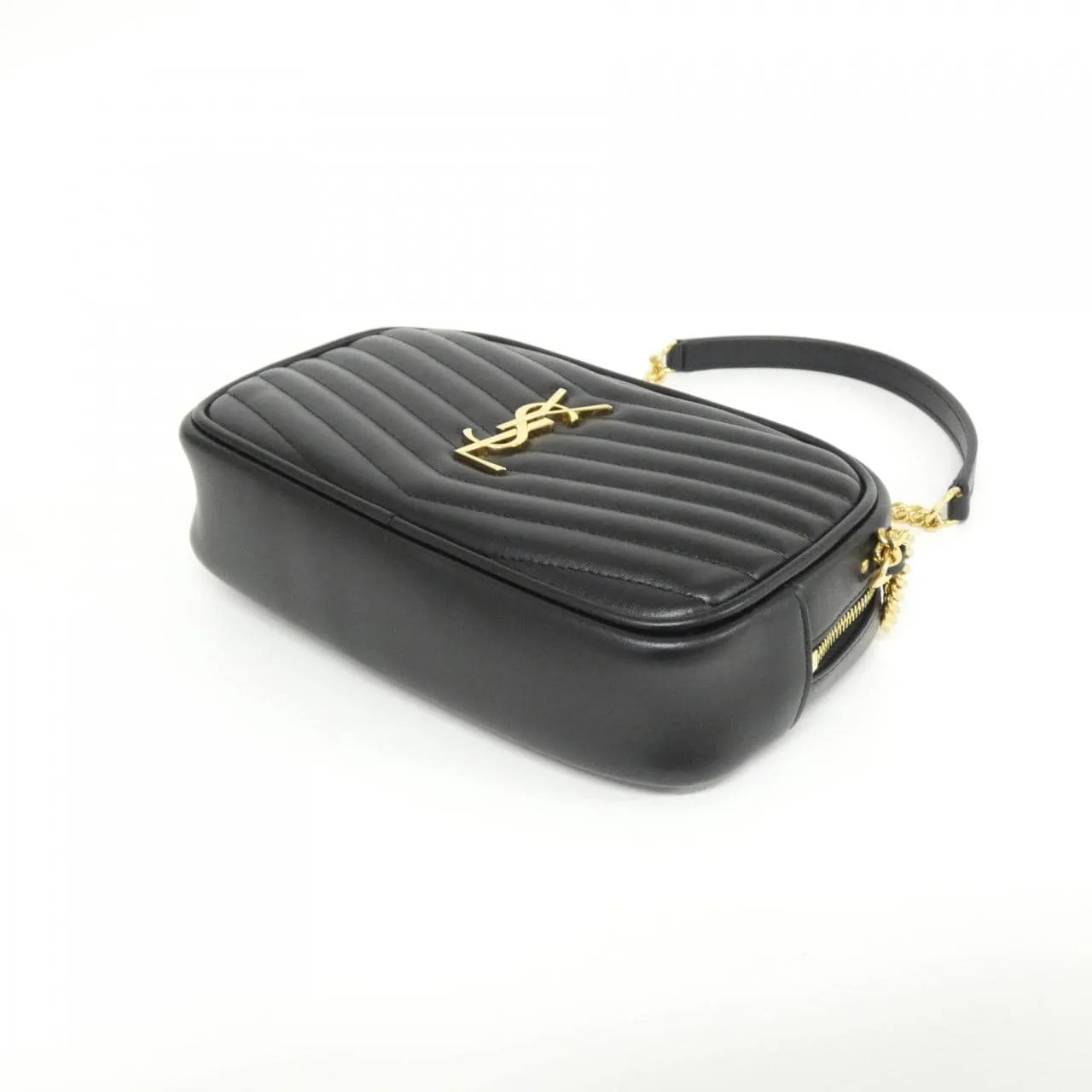 SAINT LAURENT 748849 DV701 Shoulder 黑色 中古品A - 縮圖 3