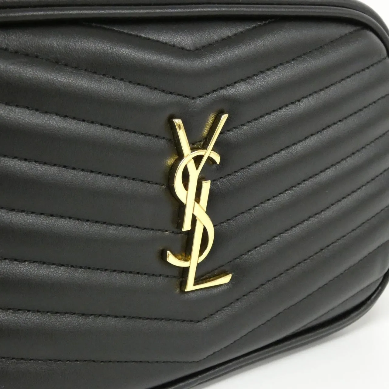 SAINT LAURENT 748849 DV701 Shoulder 黑色 中古品A - 縮圖 6