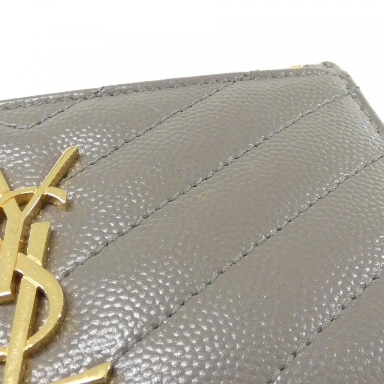 SAINT LAURENT 607915 BOW01 Coin Case Black Rank A - Thumbnail 3