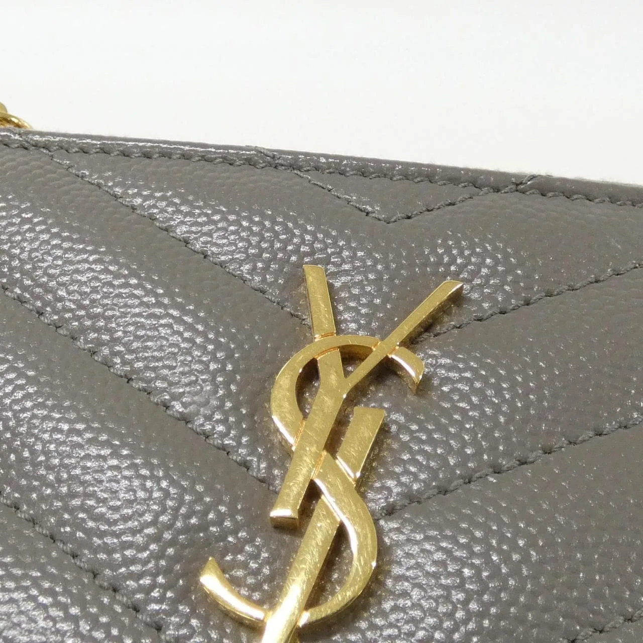 SAINT LAURENT 607915 BOW01 Coin Case Black Rank A - Thumbnail 4