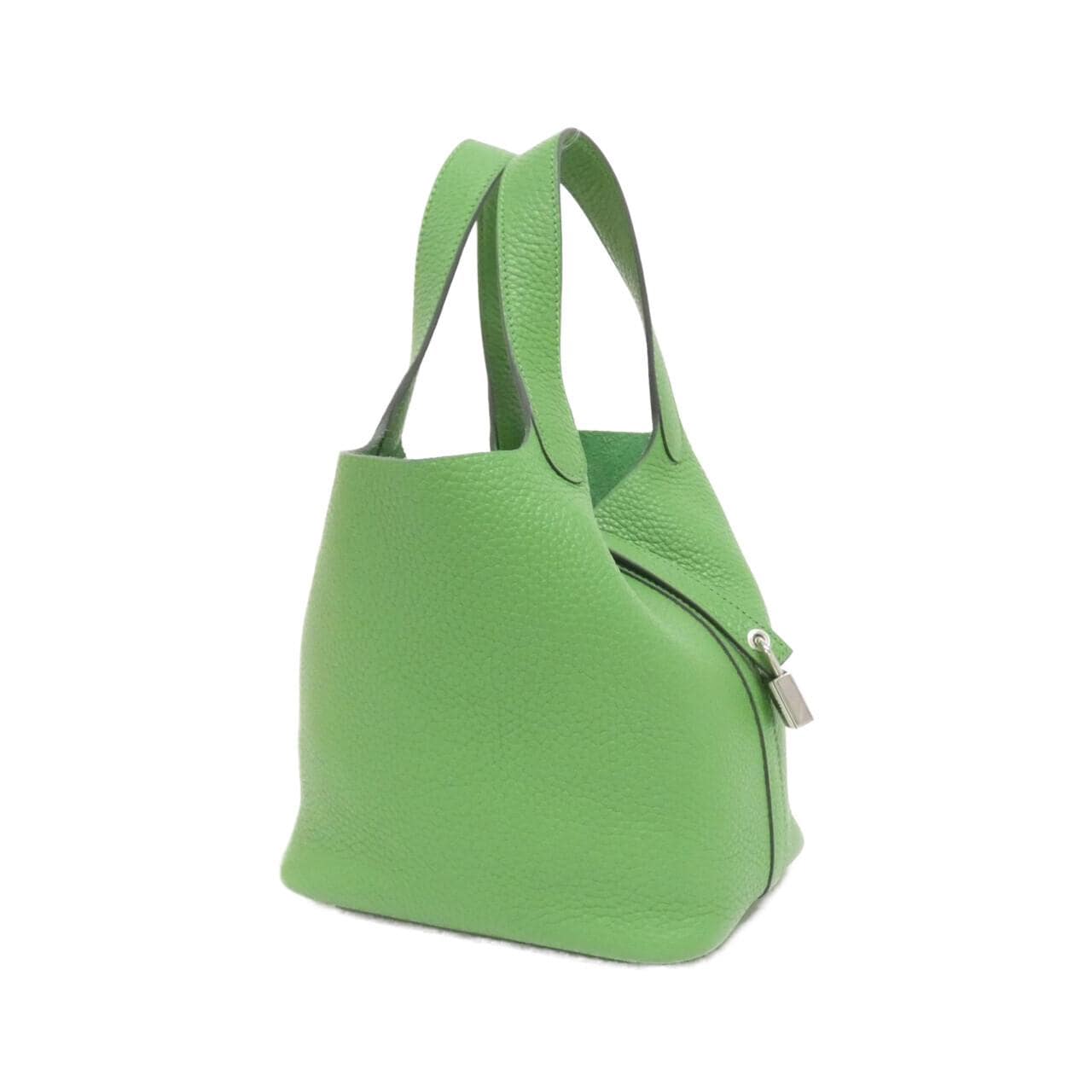 HERMES HERMÈS Picotin 056289CK Bag Clemence Black